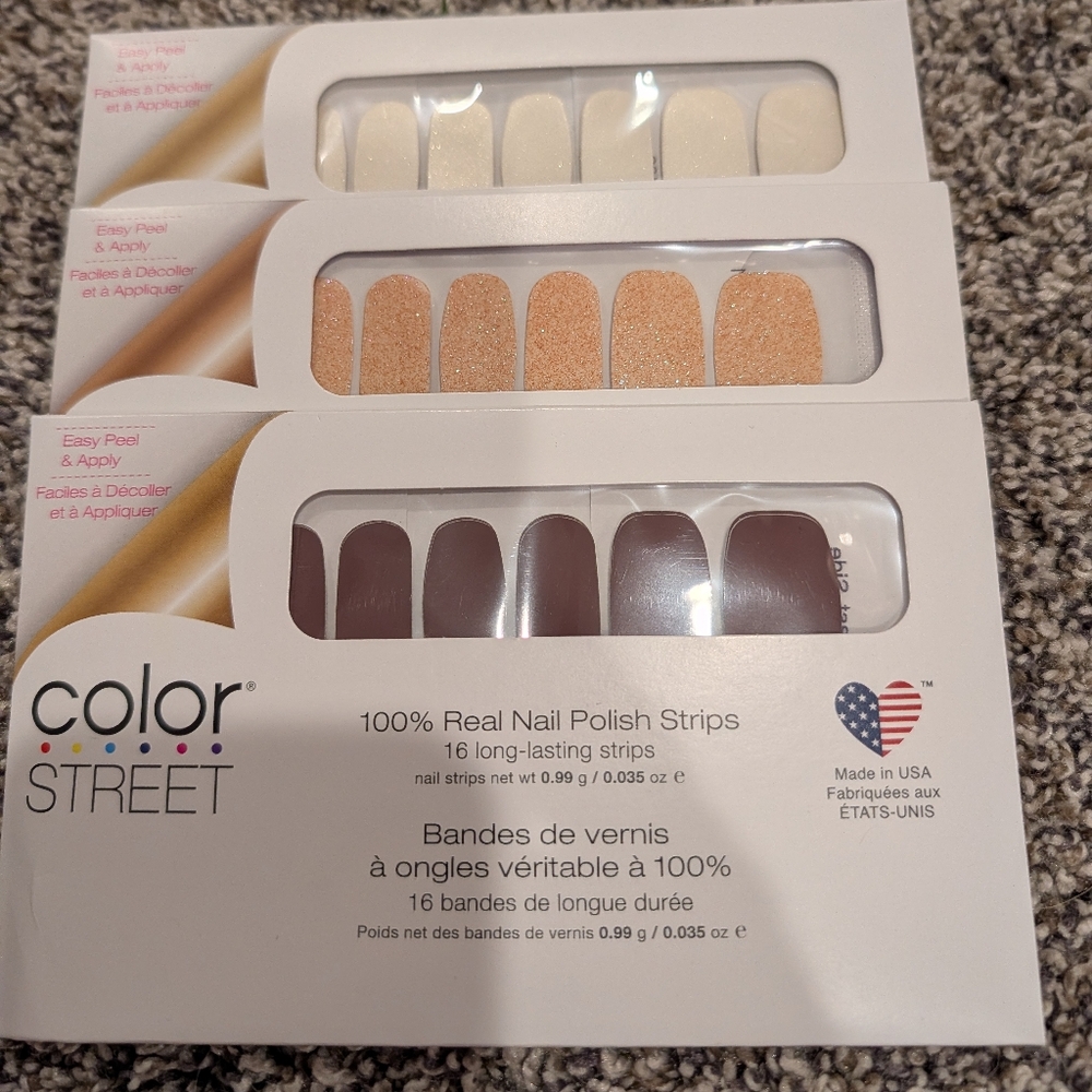 Color Street Nail Polish Strips - Tie the Knot & Secret Identity